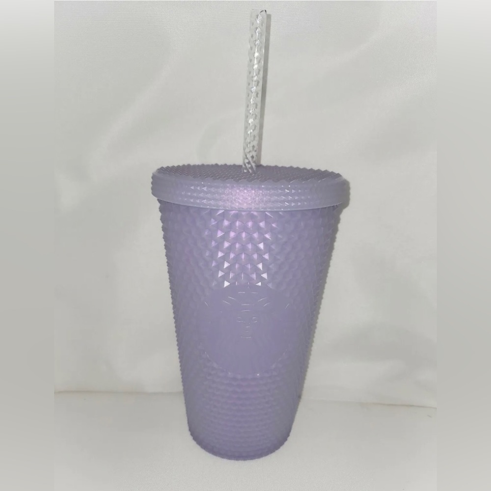 Starbucks Tumbler Studded Winter Holiday Lilac Grande Cup. 16oz NEW